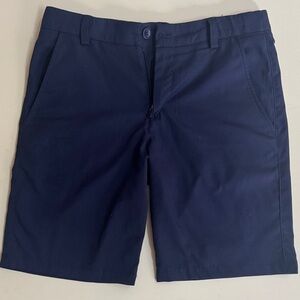 Under Armour Dark Blue Youth Flat Front Shorts